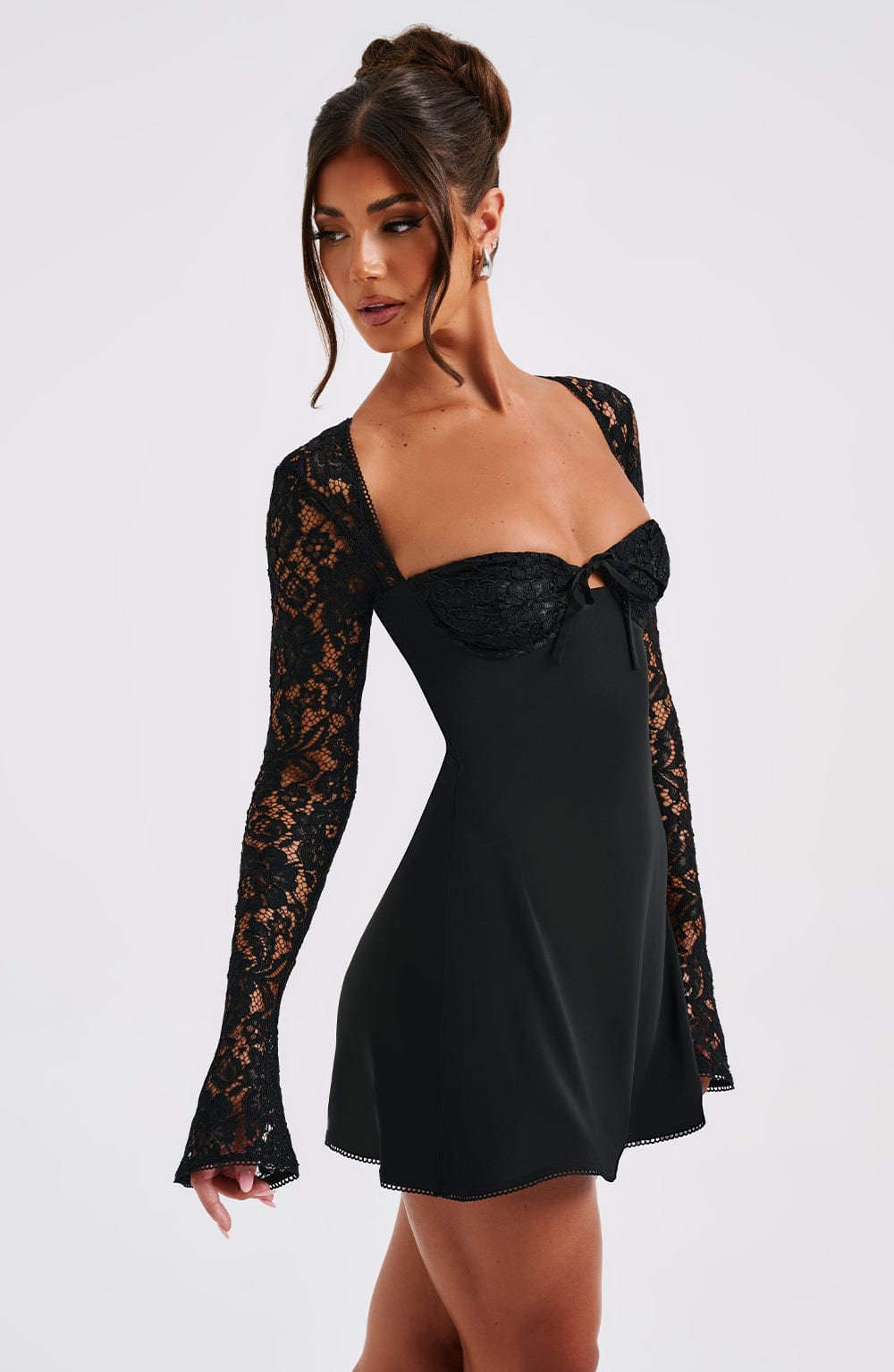 Jacinta Mini Dress - Black